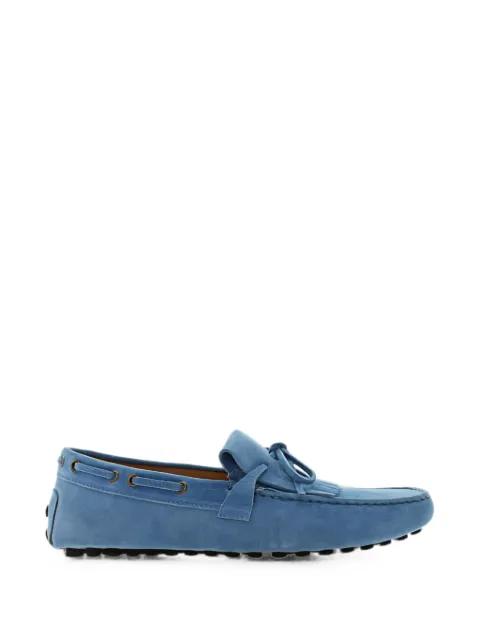 fringed lace-up loafers by DOUCAL'S