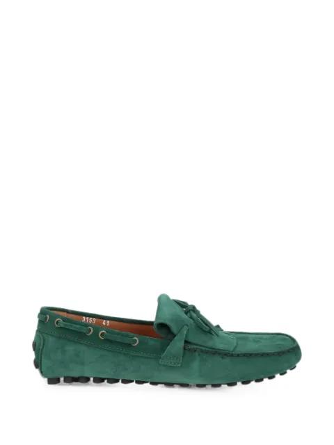 fringed suede loafers by DOUCAL'S