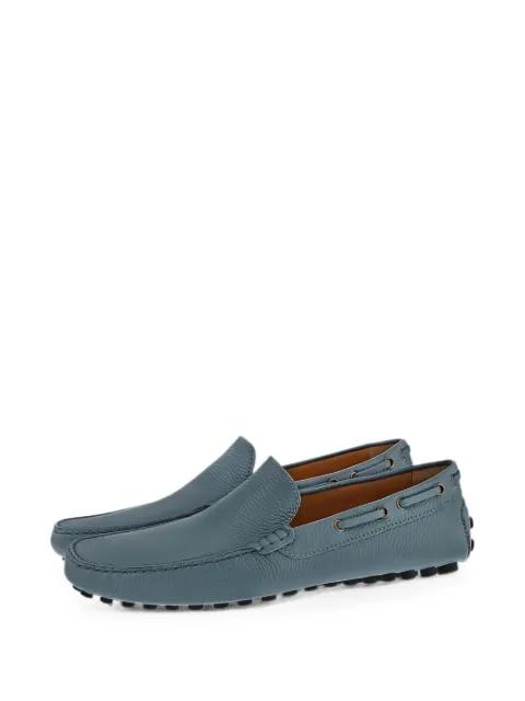 grained-leather loafers by DOUCAL'S