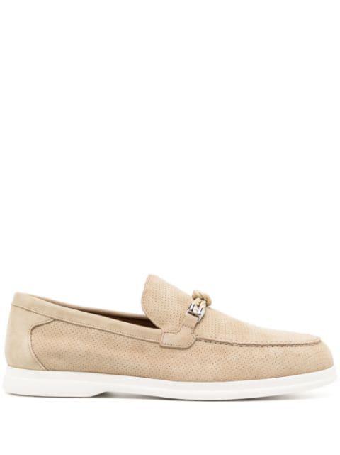 knot-detail mesh loafers by DOUCAL'S