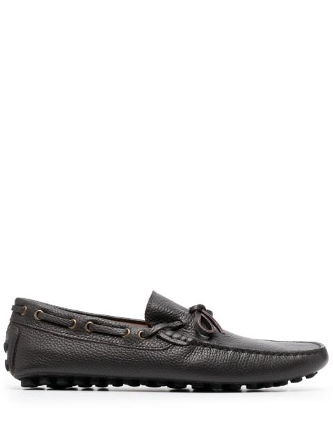 lace-up leather loafers by DOUCAL'S
