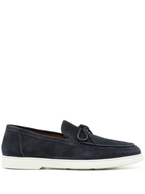 lace-up suede loafers by DOUCAL'S