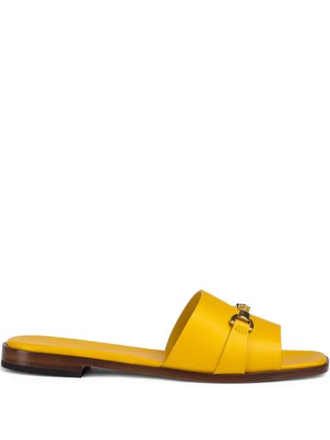 leather slides by DOUCAL'S