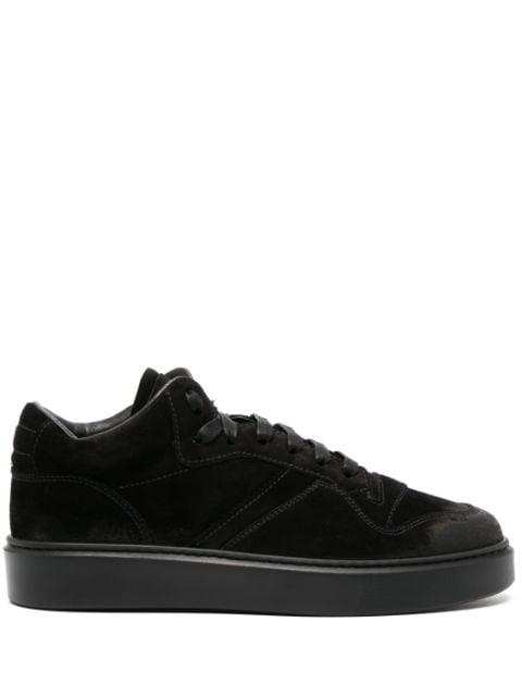 logo-debossed suede sneakers by DOUCAL'S