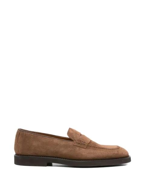 panelled suede loafers by DOUCAL'S
