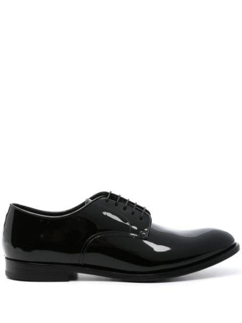 patent-leather derby shoes by DOUCAL'S