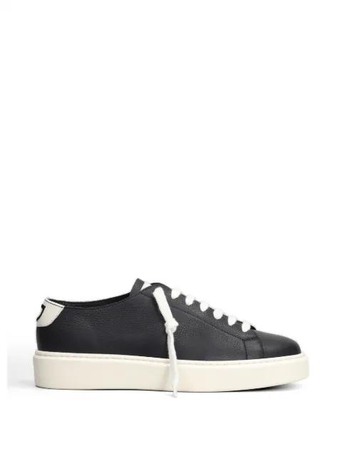 pebbled-leather sneakers by DOUCAL'S