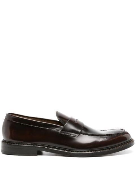 penny-slot leather loafers by DOUCAL'S