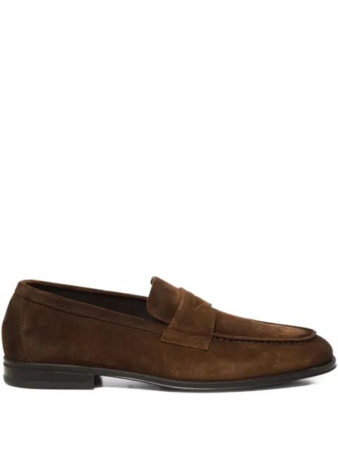 penny-strap suede loafers by DOUCAL'S