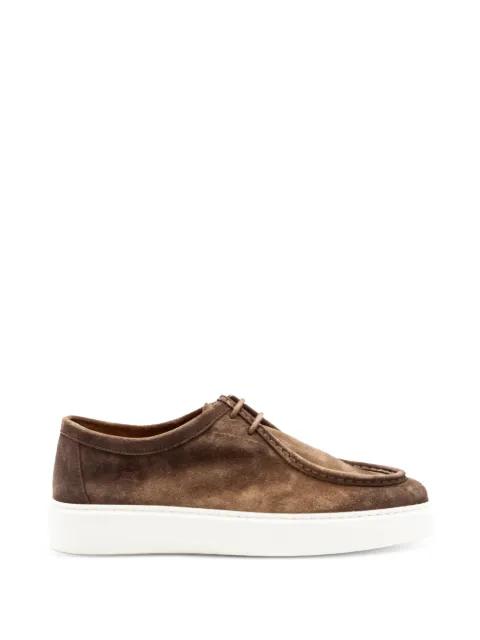 stitching lace-up sneakers by DOUCAL'S