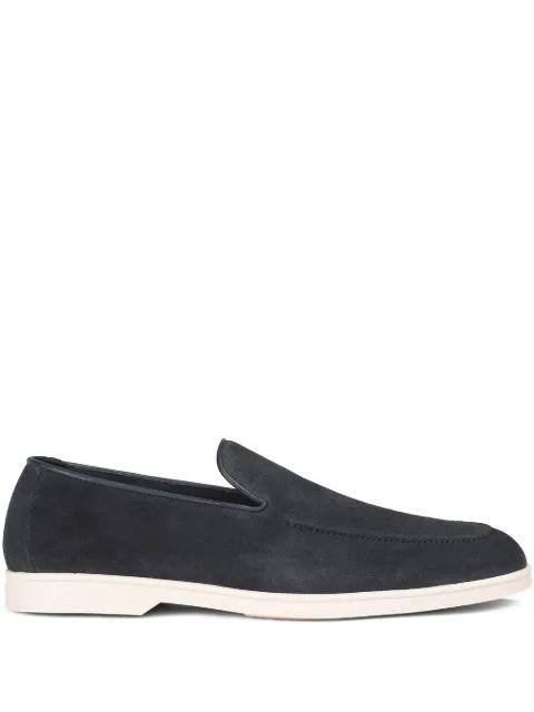suede apron-toe loafers by DOUCAL'S