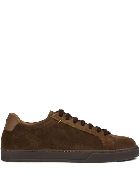 suede lace-up sneakers by DOUCAL'S