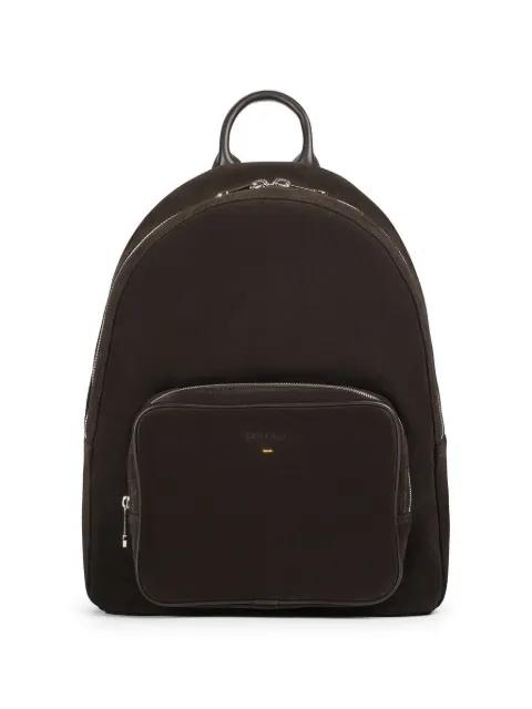 top-handle leather backpack by DOUCAL'S