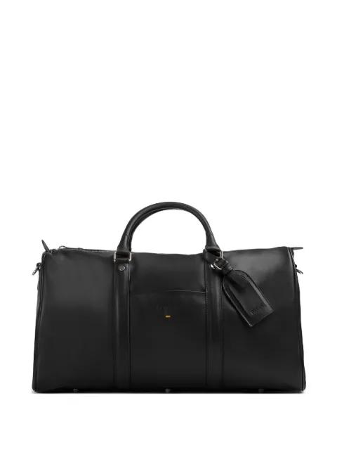 top-handle leather holdall by DOUCAL'S