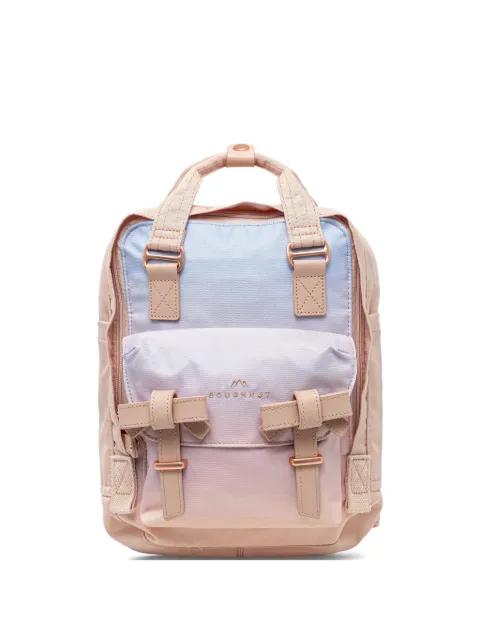 mini Macaroon Sky x Ribbon gradient-effect bow-detail backpack by DOUGHNUT