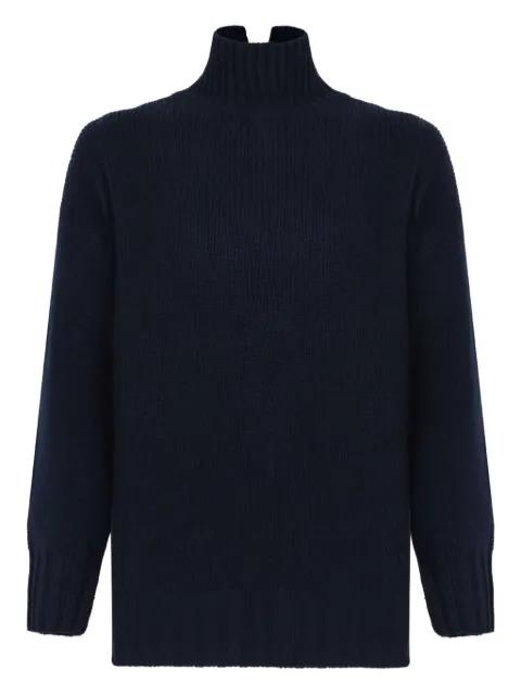 high-neck sweater by DOUUOD