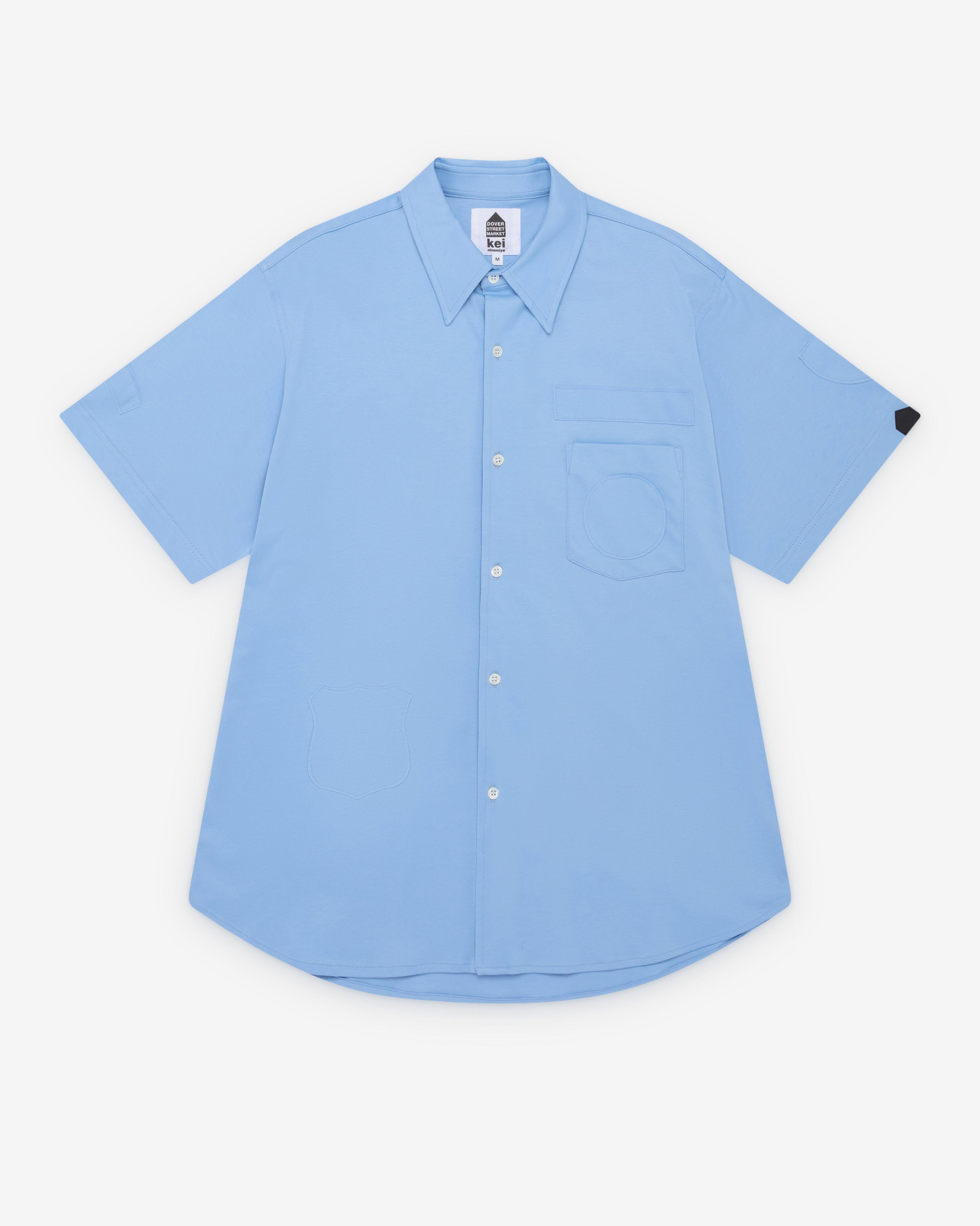DSM Kei Ninomiya - Short Sleeve Shirt - (Light Blue) by DOVER STREET MARKET