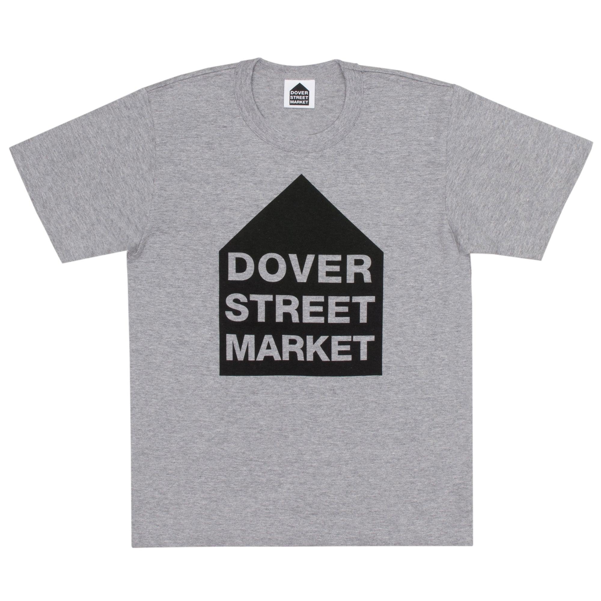 Dover Street Market - DSM Hut Logo T-Shirt - (Grey) by DOVER STREET MARKET