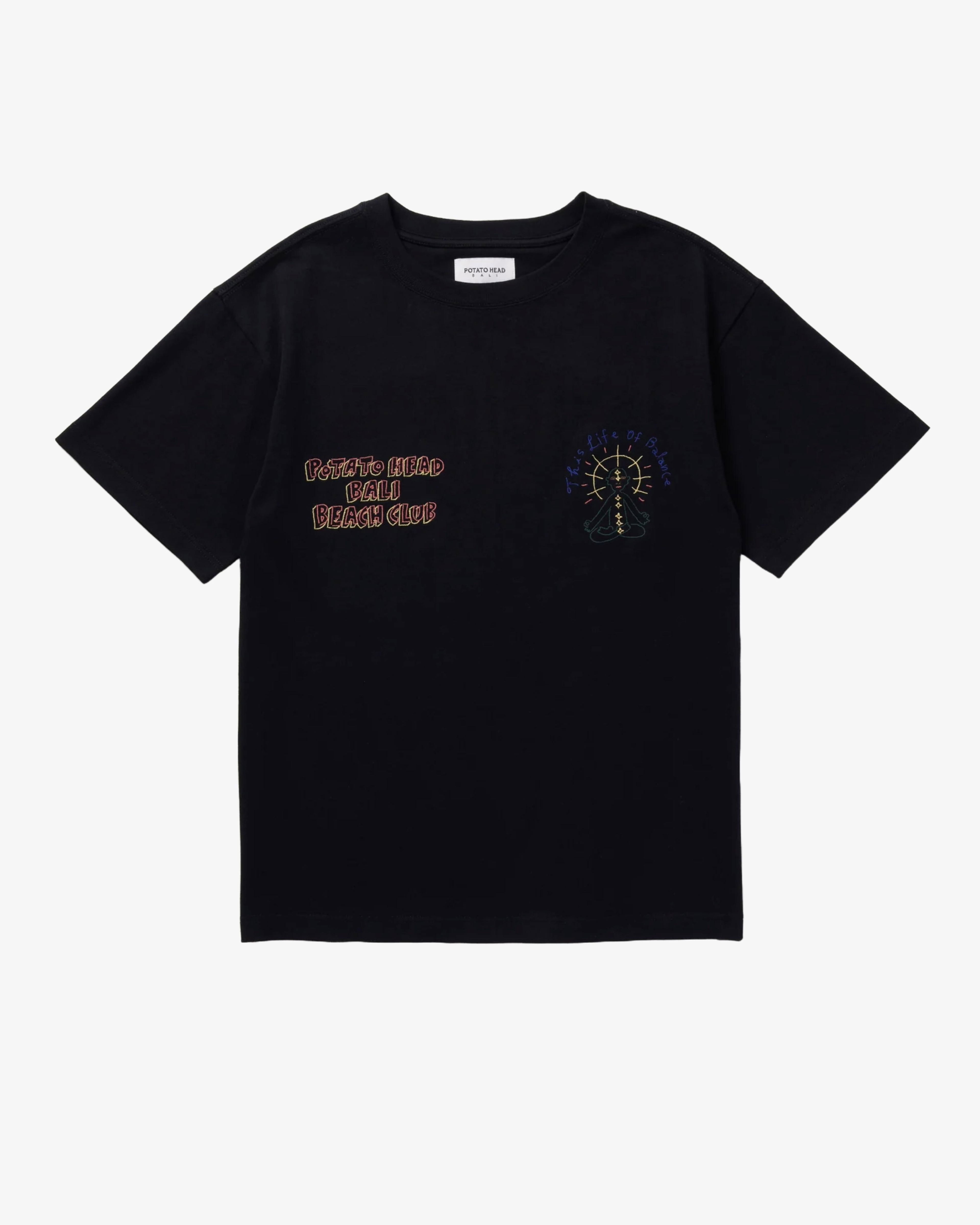 Potato Head - Bali Short Sleeve T-Shirt - (Black) by DOVER STREET MARKET
