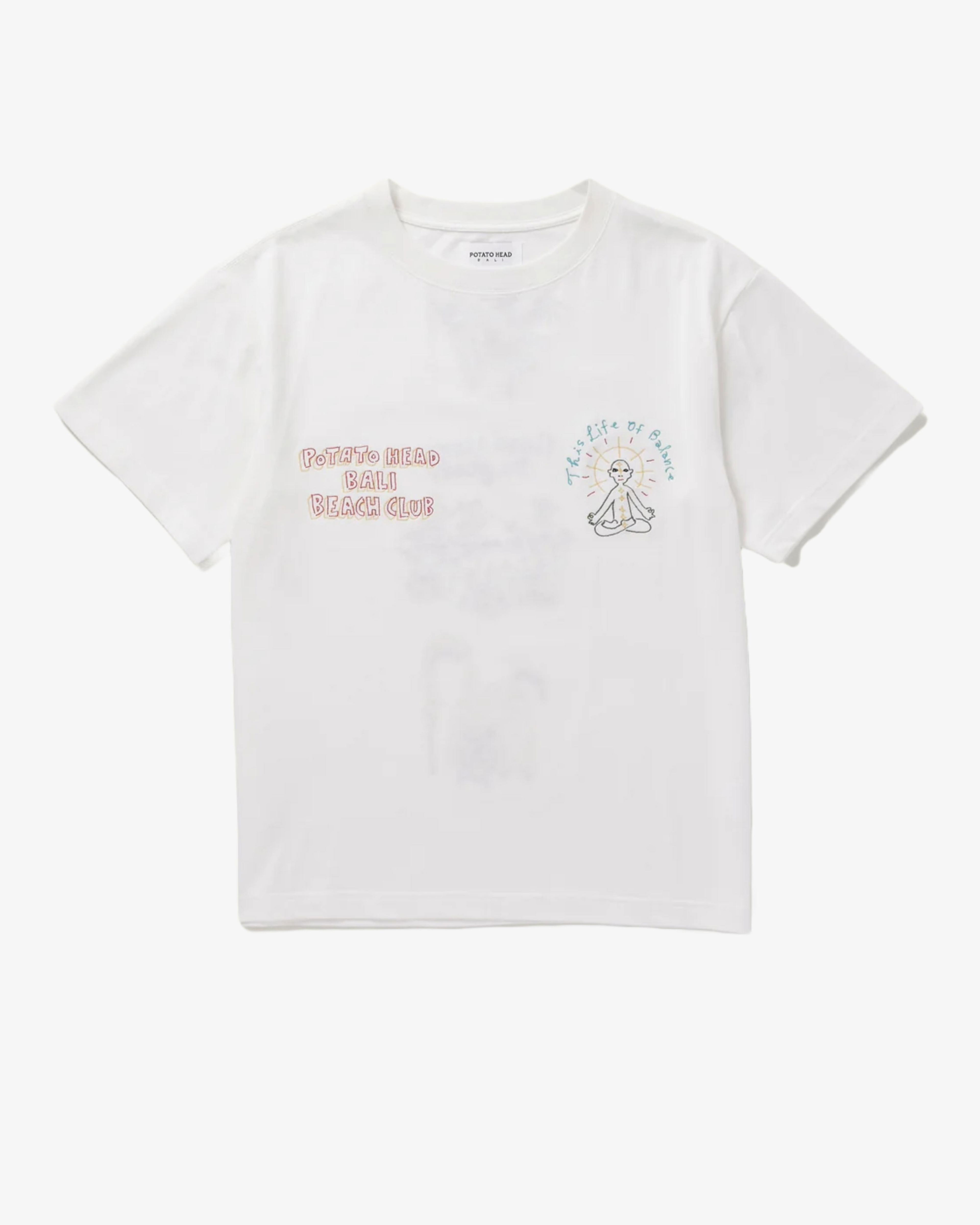 Potato Head - Bali Short Sleeve T-Shirt - (White) by DOVER STREET MARKET