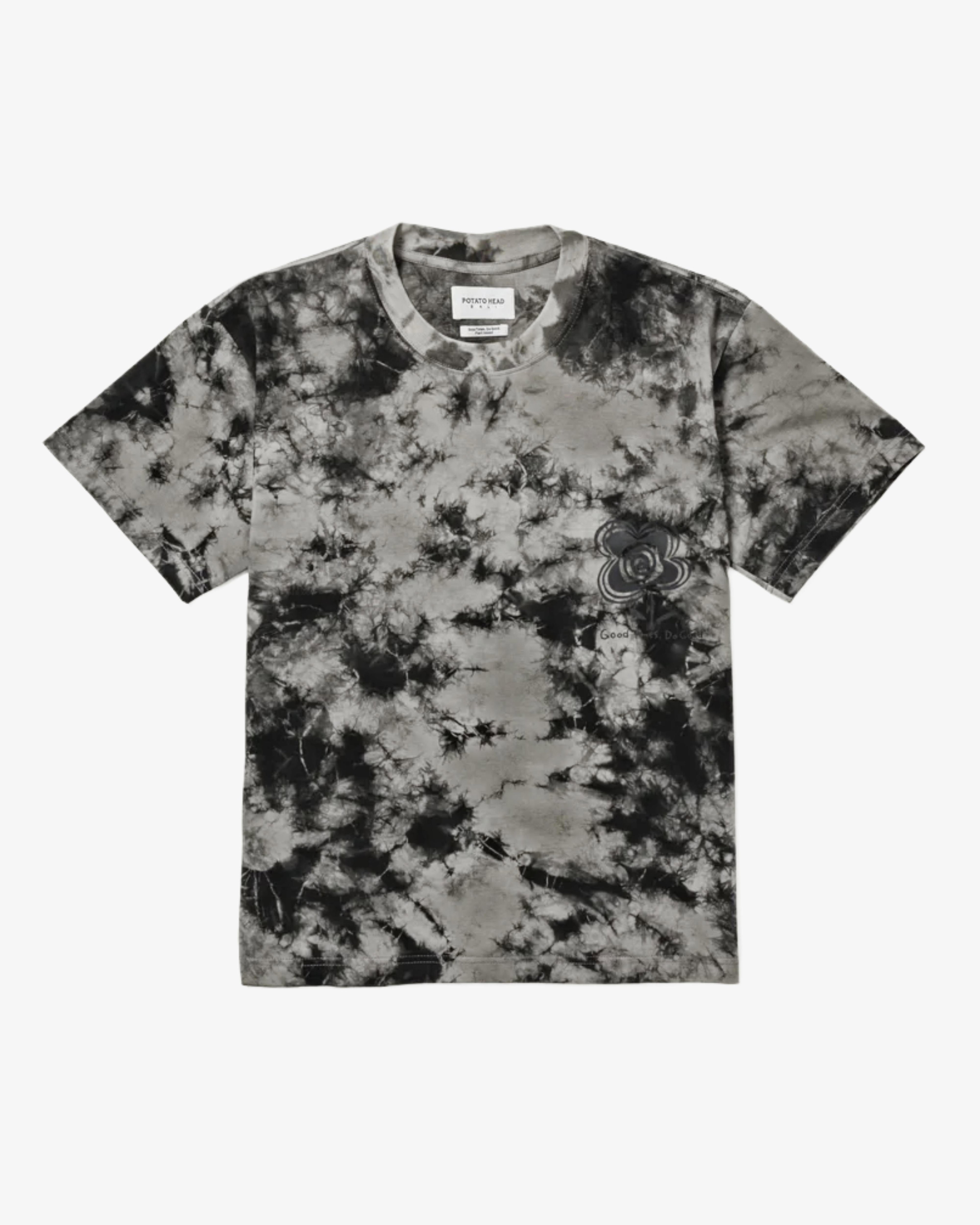 Potato Head - Men's Beach Club Short Sleeve T-Shirt - (Light Grey) by DOVER STREET MARKET