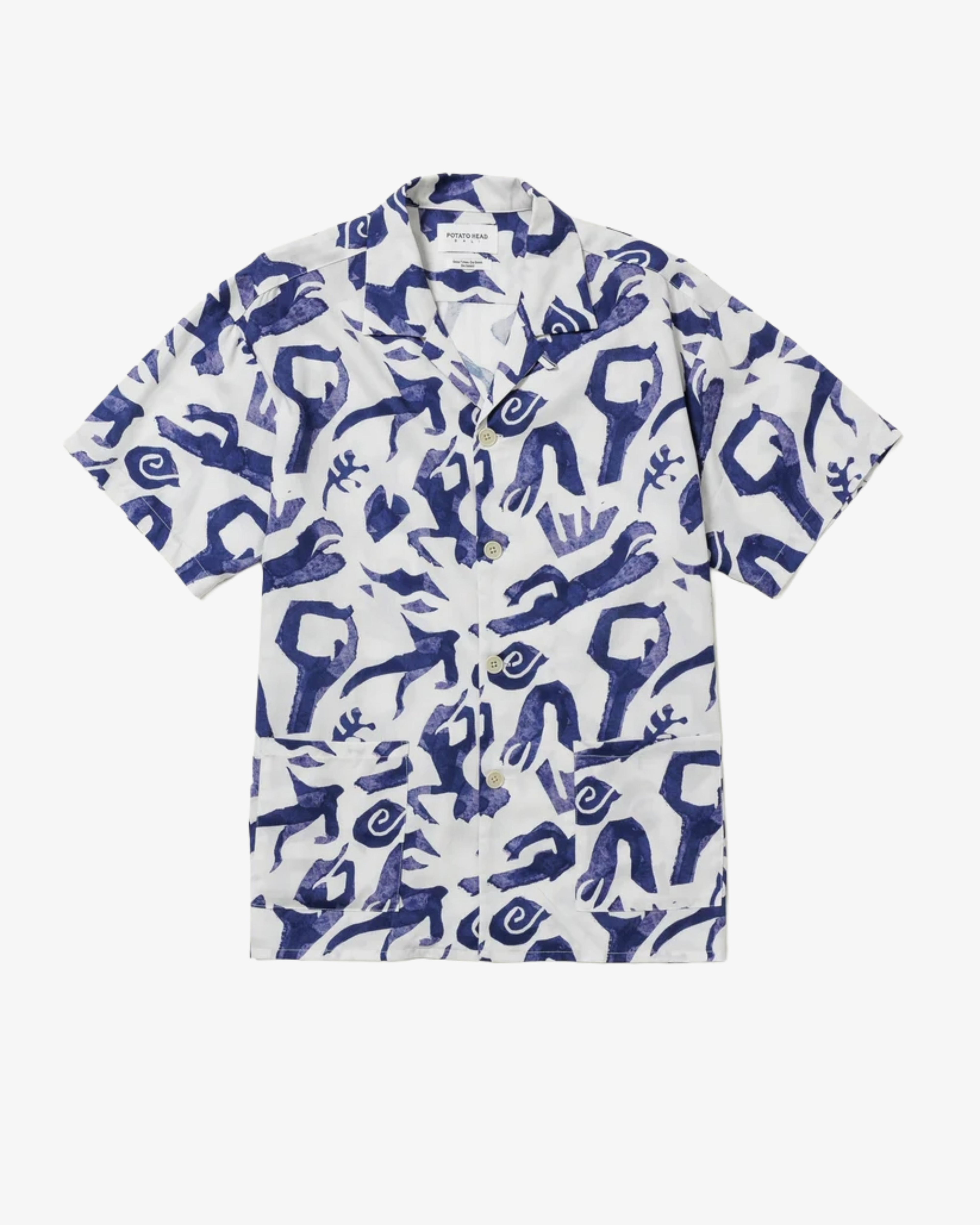 Potato Head - Men's Experience Short Sleeve Shirt - (Print) by DOVER STREET MARKET