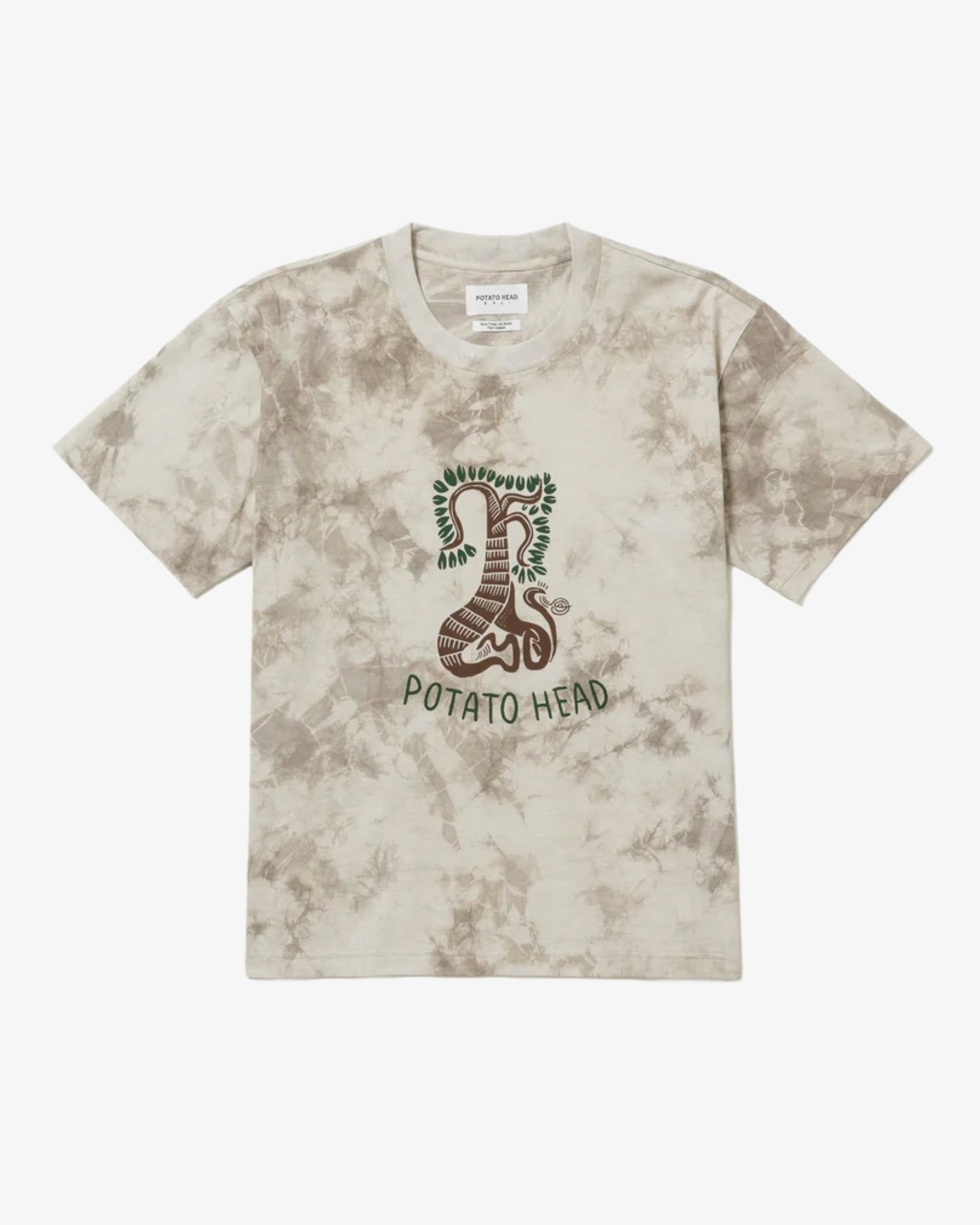 Potato Head - Men's Tree Of Life Short Sleeve T-Shirts - (White) by DOVER STREET MARKET