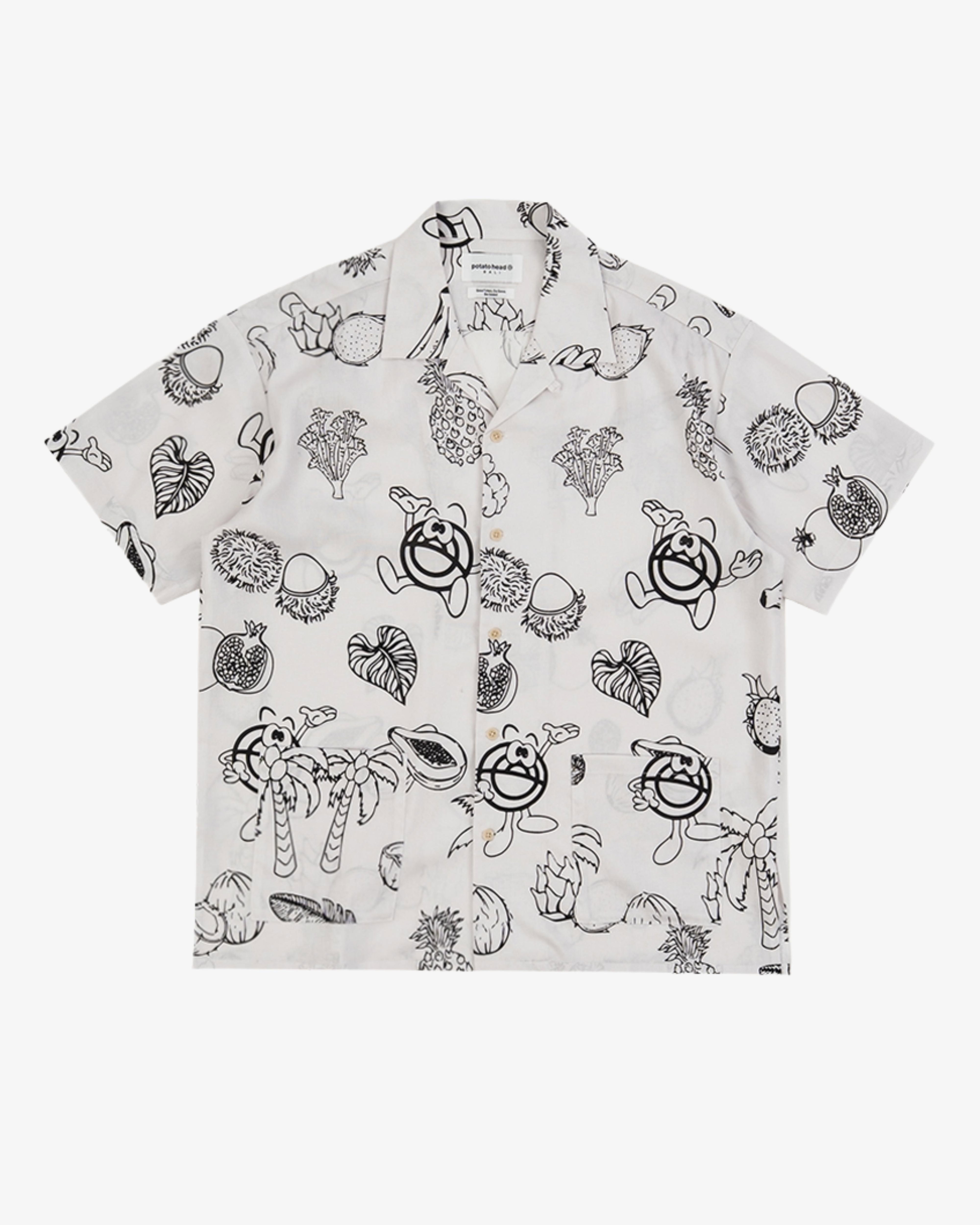 Potato Head - Men's Tropical Fruit Short Sleeve Shirt  - (Print) by DOVER STREET MARKET