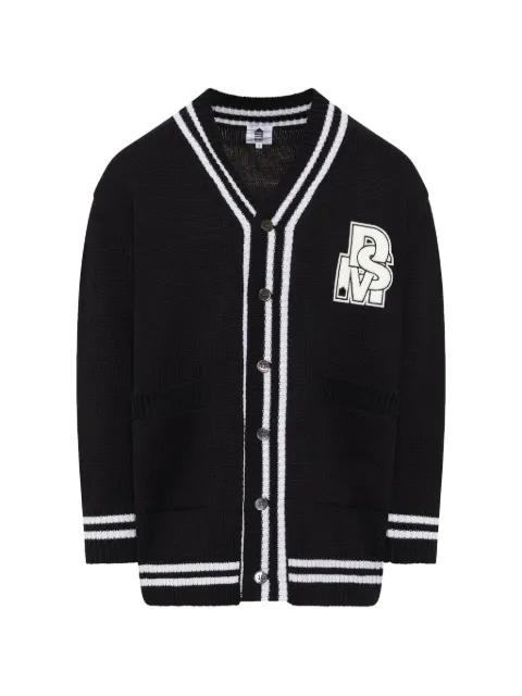 logo-patch oversized cardigan by DOVER STREET MARKET