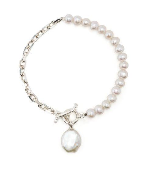 Luna Keshi pearl bracelet by DOWER&HALL