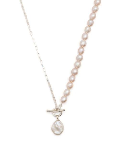 Luna freshwater pearl-embellished necklace by DOWER&HALL