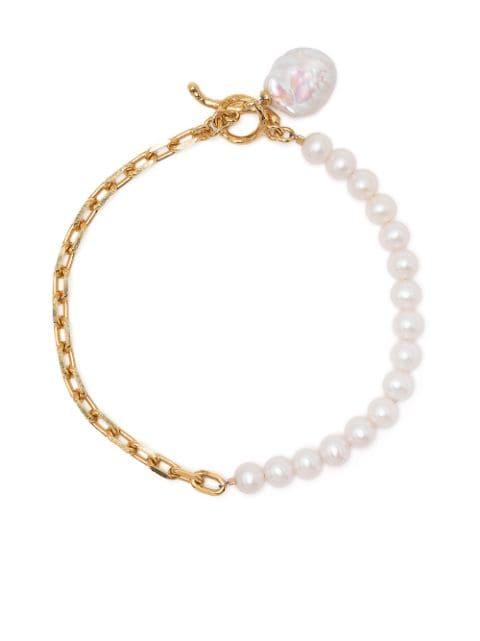 luna freshwater kasha pearl bracelet by DOWER&HALL