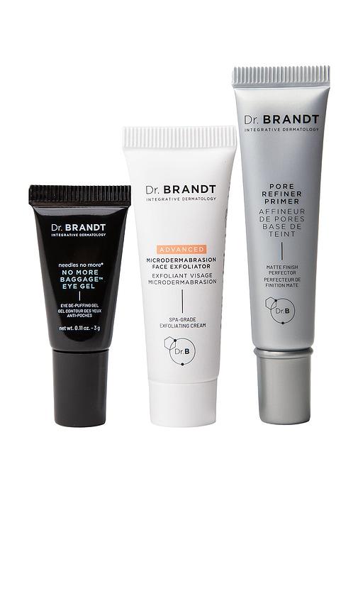 dr. brandt skincare 3-step Buff, Smooth, And Prime Set in Beauty by DR. BRANDT SKINCARE