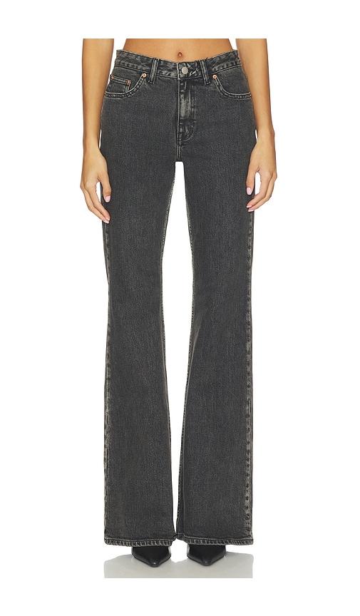 Dr. Denim Elba Flare in Black by DR. DENIM