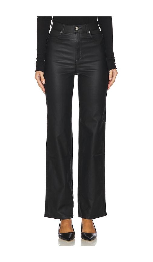 Dr. Denim Moxy Straight Pant in Black by DR. DENIM