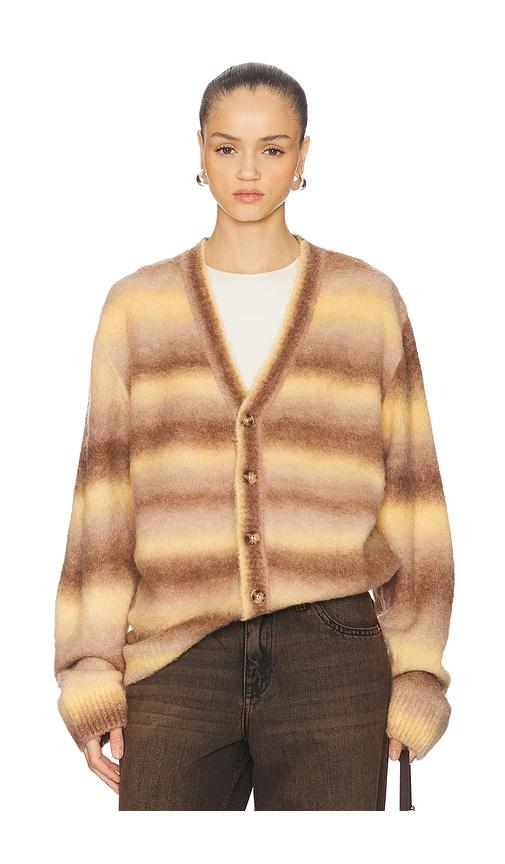 Dr. Denim Tom Cardigan in Brown by DR. DENIM