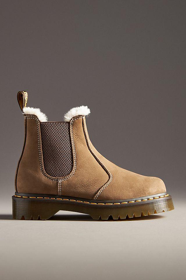 Dr. Martens 2976 Leonor Faux-Fur Lined Chelsea Boots by DR. MARTENS