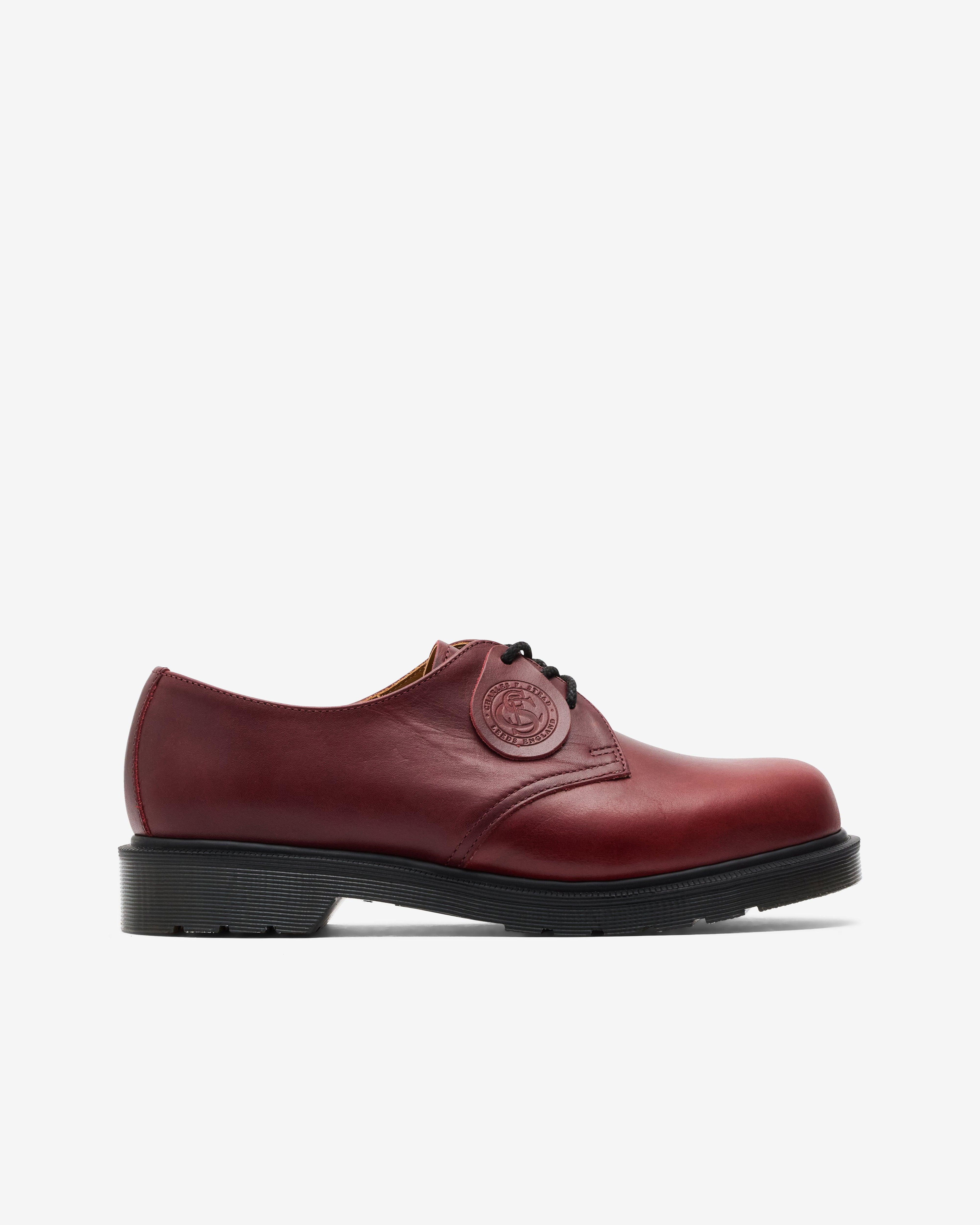 Dr. Martens - Men's 1461 Shoe - (Brugundy/Black) by DR. MARTENS