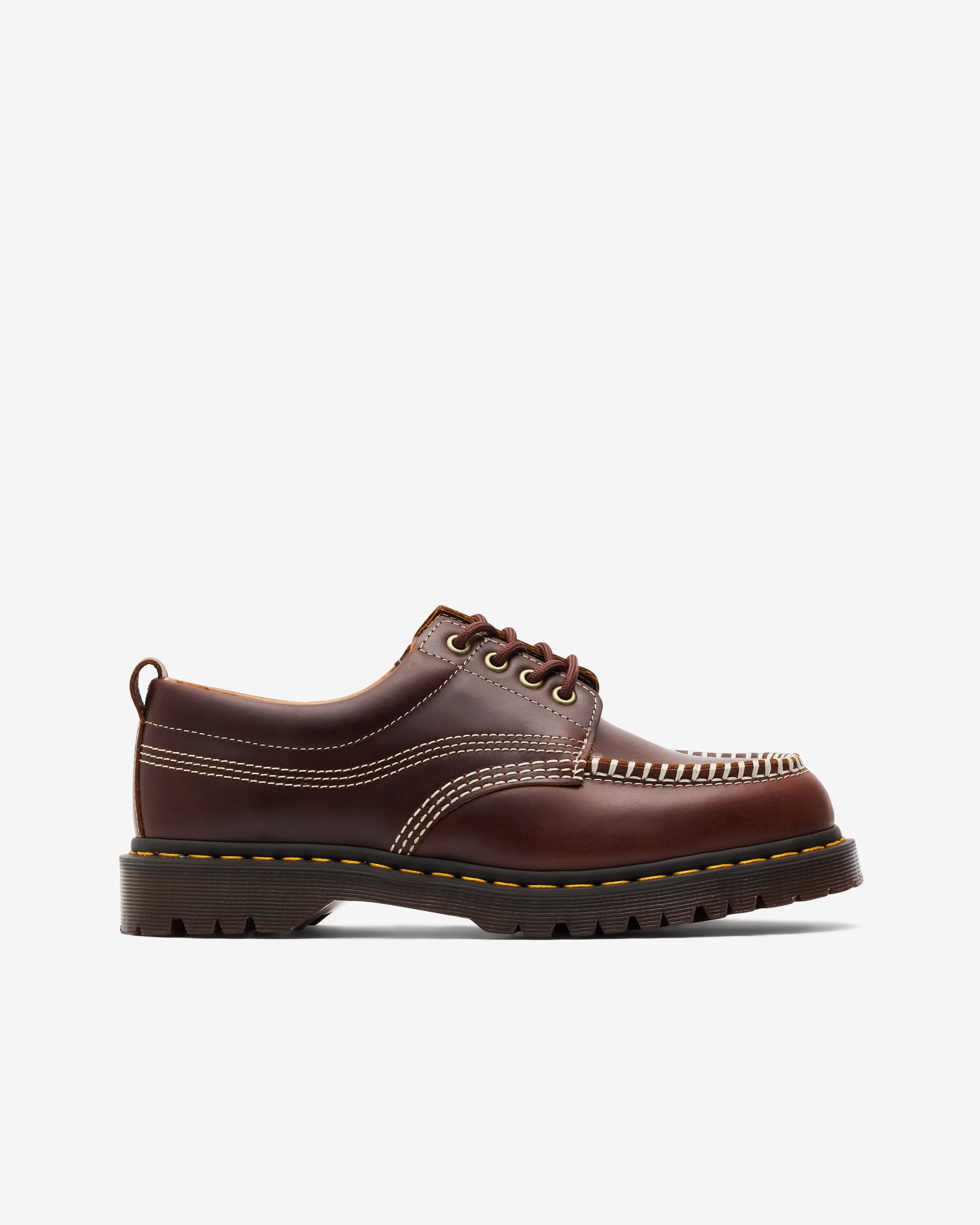 Dr. Martens - Men's Lowell Moc Toe Shoe - (Butterscotch) by DR. MARTENS
