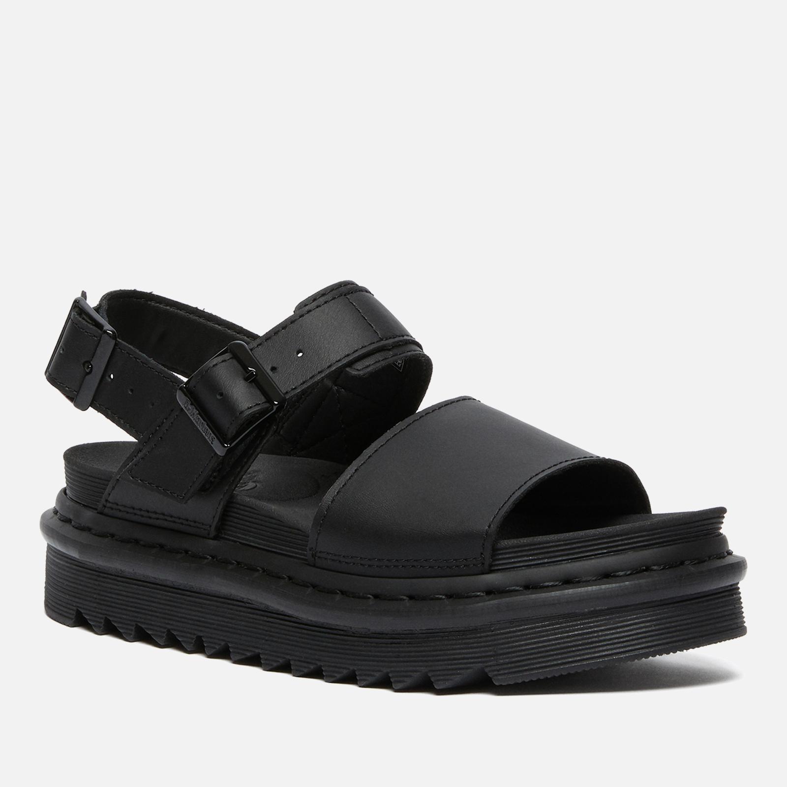 Dr. Martens Women's Voss Leather Strap Sandals - Black by DR. MARTENS Dr. Martens Women's Voss Leather Strap Sandals - Black by DR. MARTENS