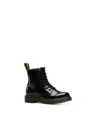 Girls' 1460 Patent Lace & Zip Up Boots - Toddler by DR. MARTENS