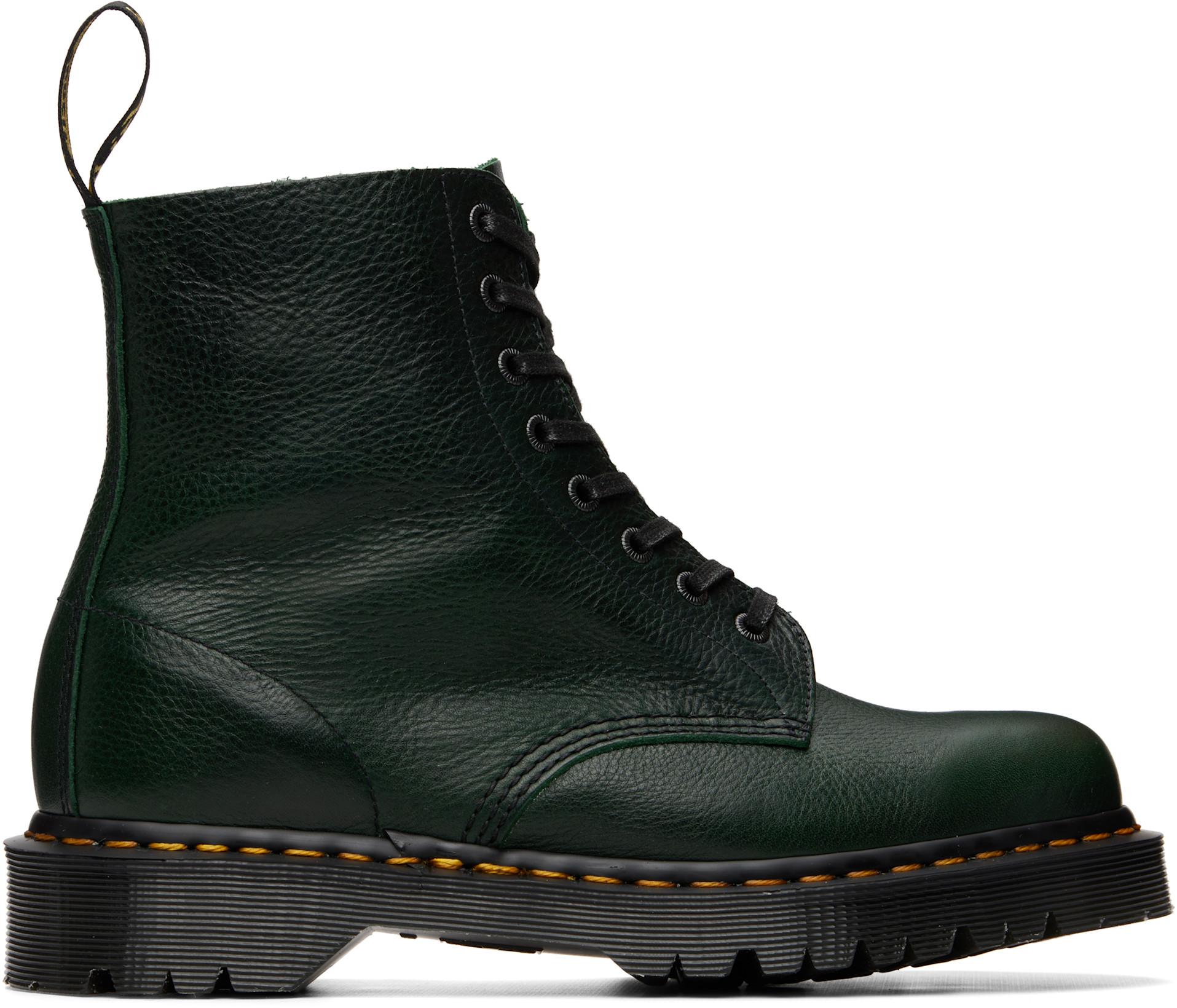 Green 1460 Pascal 'Made In England' Boots by DR. MARTENS