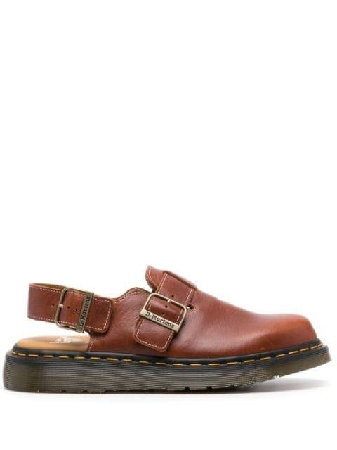 Jorge II leather mules by DR. MARTENS