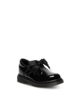 Polley II Bow T T Bar Shoes - Toddler by DR. MARTENS