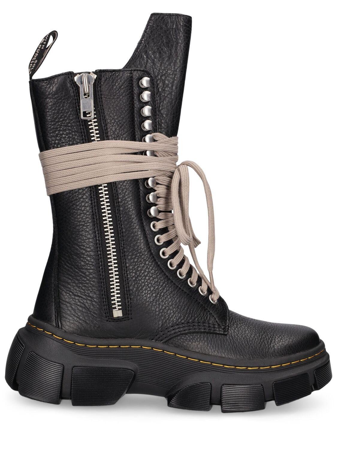 50mm Leather Tall Boots by DR. MARTENS X RICK OWENS