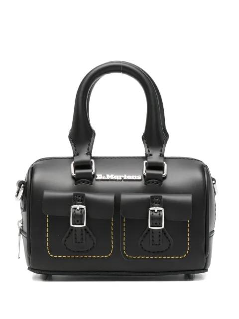 buckle-detail logo-plaque mini bag by DR. MARTENS