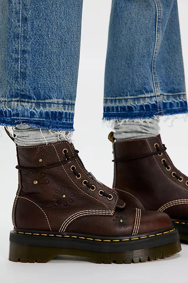 Dr. Martens Sinclair Floral Boots by DR. MARTENS | FREE PEOPLE