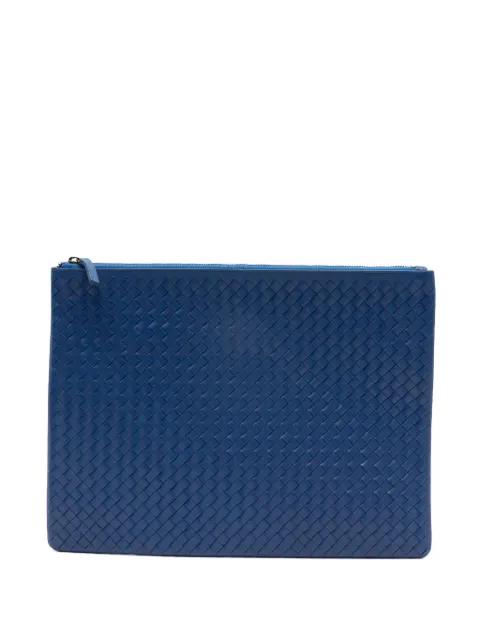 A4 woven zip clutch bag by DRAGON DIFFUSION