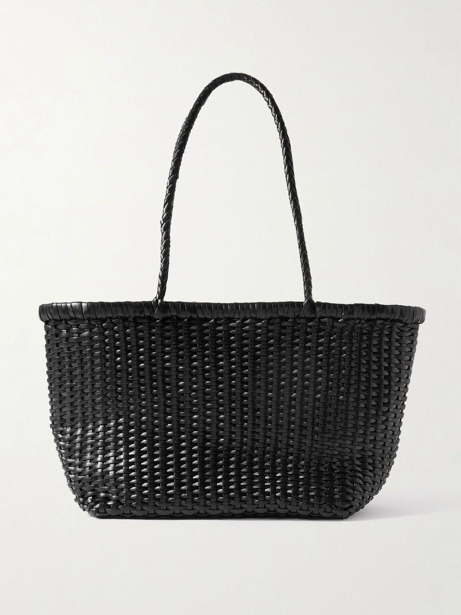 B Weave Small woven leather tote by DRAGON DIFFUSION