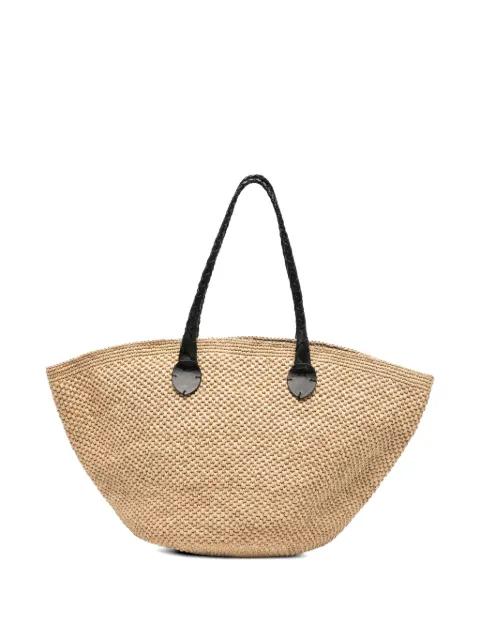 Brunella woven tote bag by DRAGON DIFFUSION